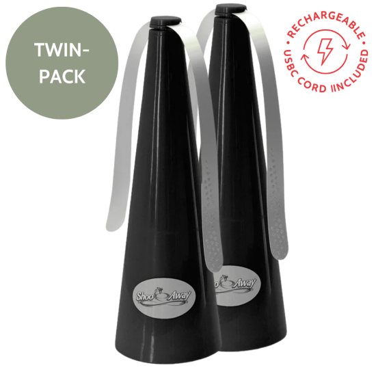 ShooAway Rechargeable - Black - Twin Pack