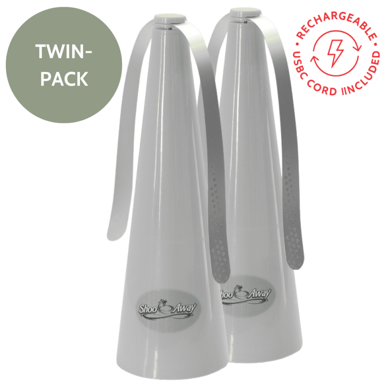 ShooAway Rechargeable - White - Twin Pack