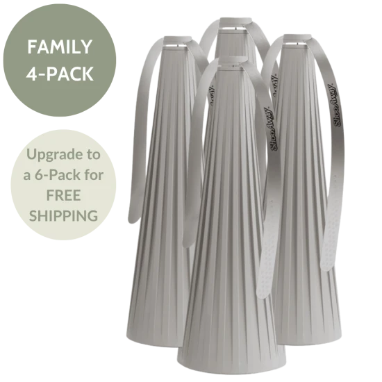 ShooAway - Bamboo Blend - Smoky Taupe - 4 Pack - Family Size ShooAway - Bamboo Blend - Smoky Taupe - 4 Pack - Family Size