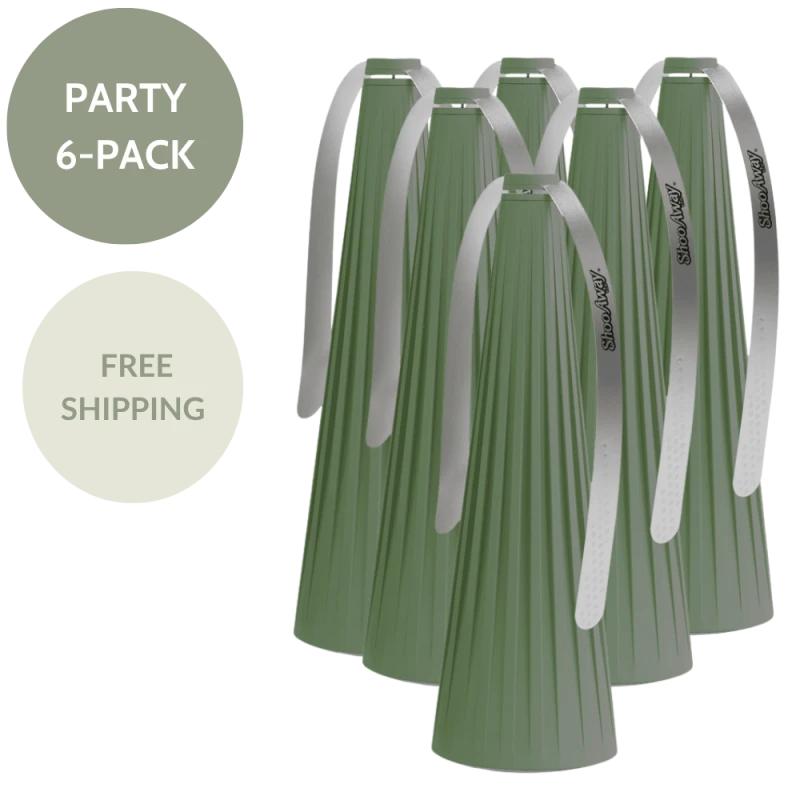 ShooAway - Bamboo Blend - Sage Green - 6 Pack - Party Size