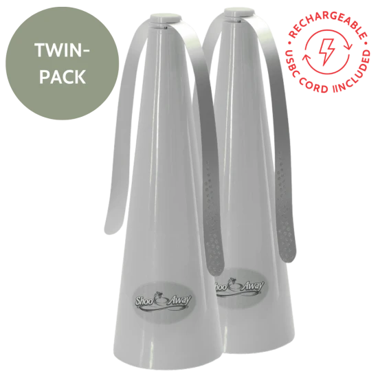 ShooAway Rechargeable - White - Twin Pack