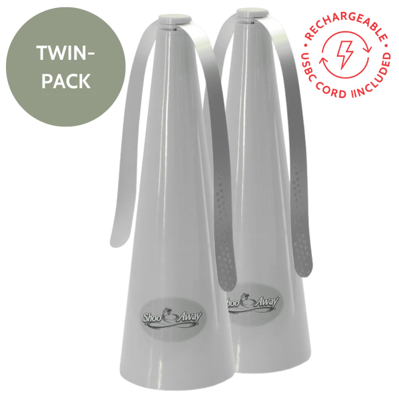 ShooAway Rechargeable - White - Twin Pack